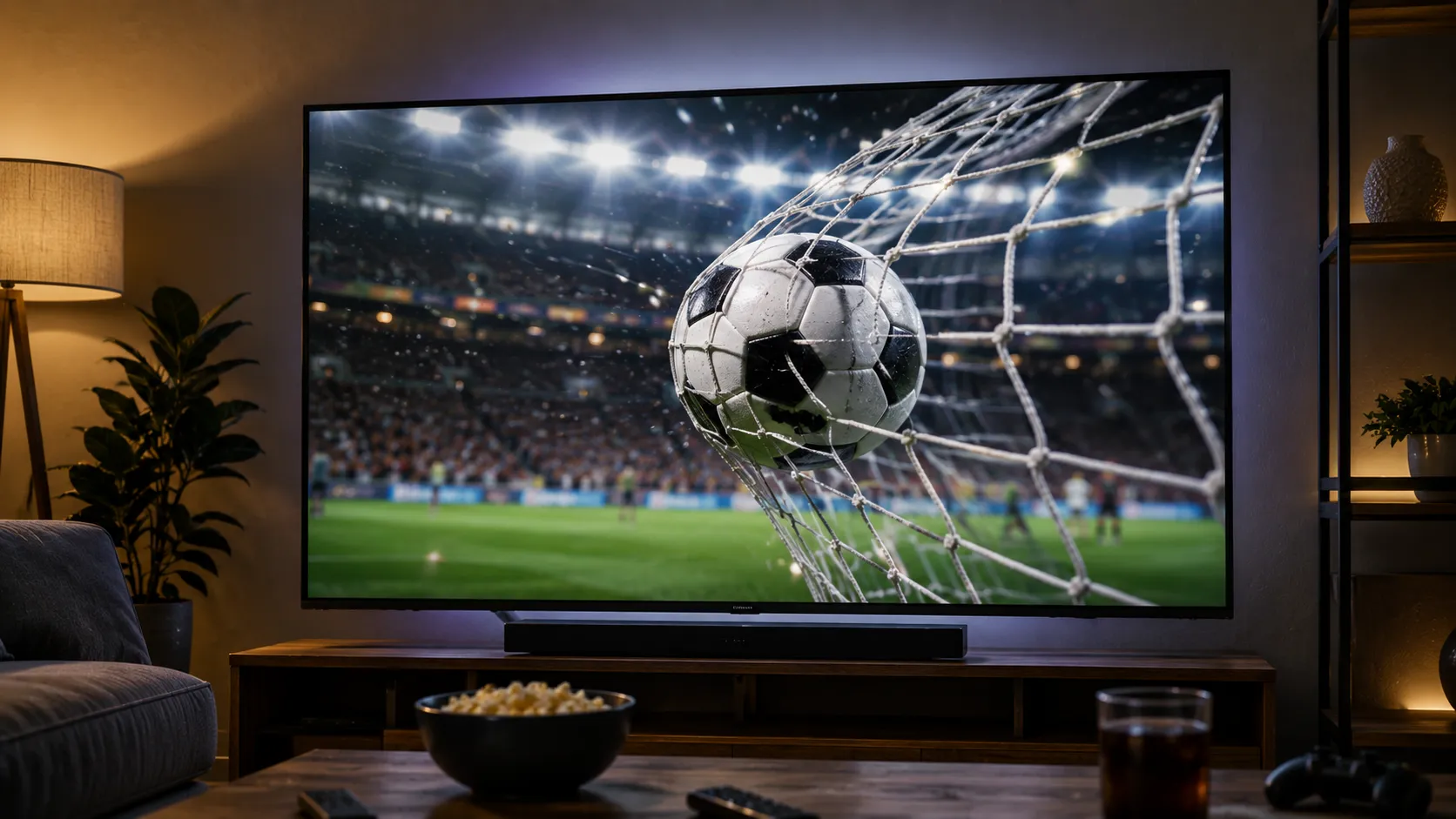 Diagram showing how IPTV delivers television content over internet to multiple devices